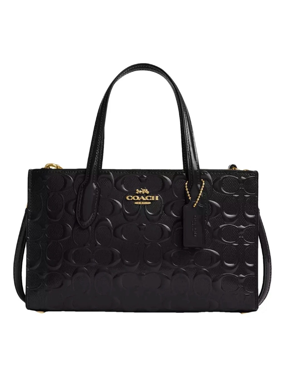 COACH NINA Black Signature Leather Satchel and Wallet set.

Purse and Wallet set